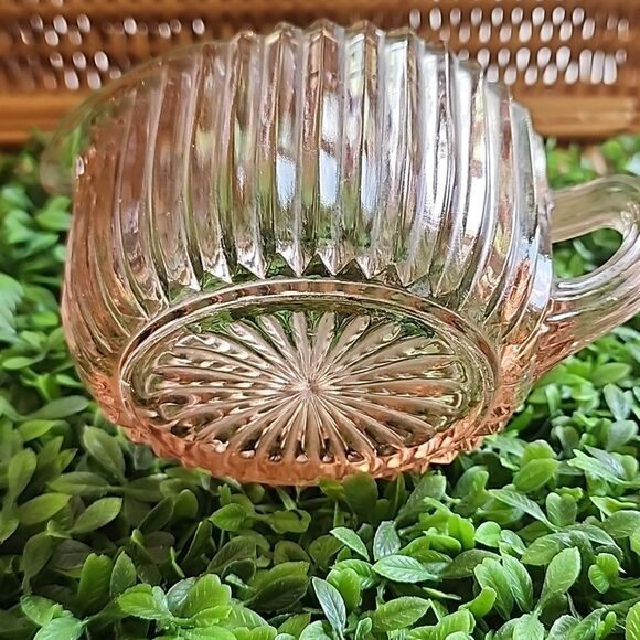 Vintage Queen Ann Depression Glass Creamer - Picture 3 of 11